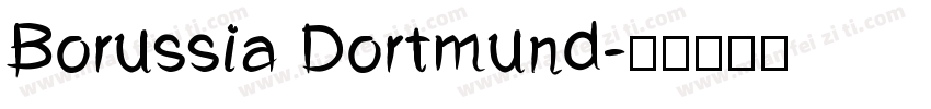 Borussia Dortmund字体转换
